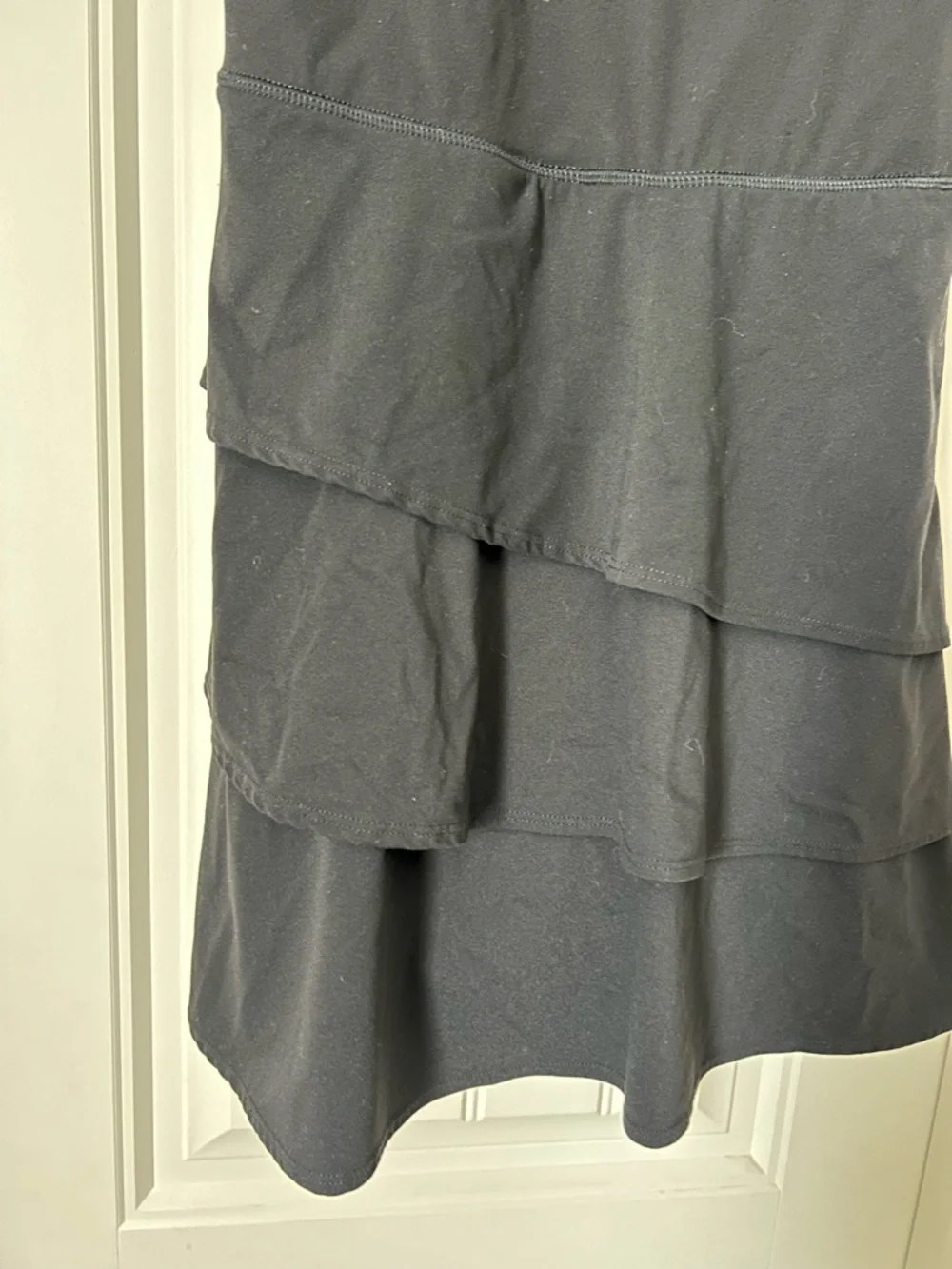 Black Tiered Sleeveless athletic dress - Picture 5 of 5
